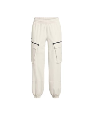 Under Armour Unstoppable Joggers för dam och dam (Vit)