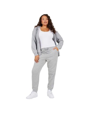 Brave Soul Dames/Dames Plus Joggingbroek (Grijze Mergel)
