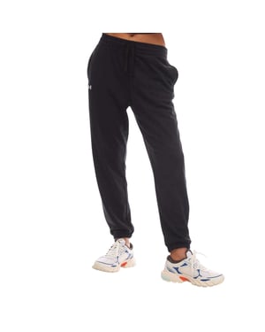 Under Armour Dames Rival . Joggingbroek van badstof (Zwart)