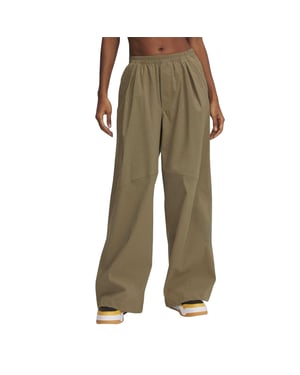 Under Armour Dames/Dames Geweven Open Hem Joggers (Bruin)