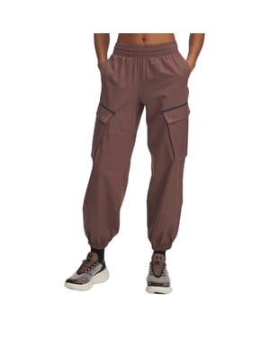 Under Armour Unstoppable Joggers för dam och dam (Taupe)