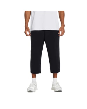 Under Armour Effen, ruimvallende fleece-joggingbroek voor heren (Zwart)