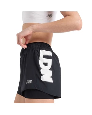 New Balance Dames/dames Lopende Korte Termijnen (Zwart)