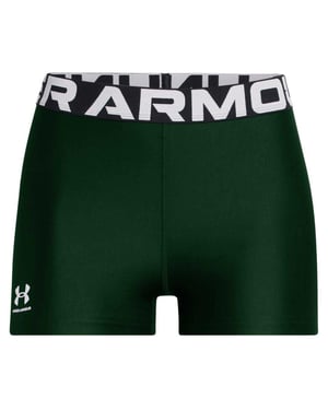 Under Armour Dames/Dames HeatGear Compressieshort (Bosgroen)