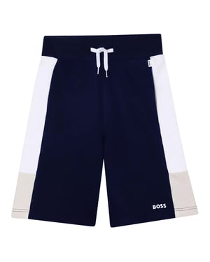 Boss Kleurblok Sweat Shorts Kinderen/Kinderen (Marine)