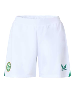 Castore Uniseks Adult Ierland Logo Shorts (Wit)