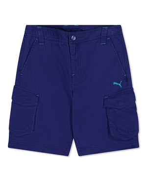 Puma Cargo-shorts voor kinderen om op het strand te dragen (Blauw)