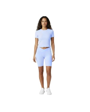 USA Pro Dames/Dames Wrap Front High Waist Fietsshort (Brunnera Blauw)
