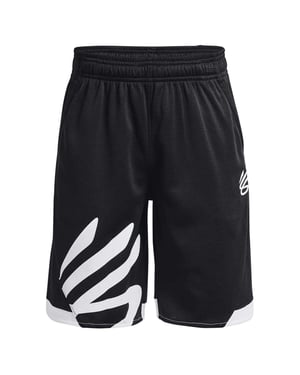 Under Armour Curry Splash-basketbalshorts voor jongens (Zwart)