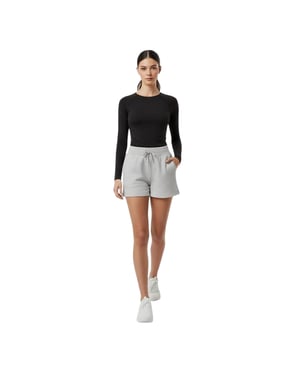 USA Pro Dames/Dames Fleece Korte Broek Regular (Grijze Mergel)
