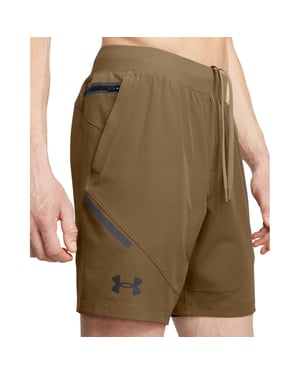 Under Armour Unstoppable-shorts voor heren (Bruin)