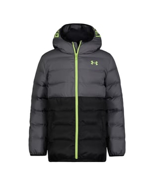 Under Armour Kinderen Pronto Polyester Puffer Jas (Zwart/Kasteelroest)