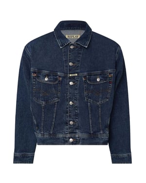 Replay Comfortabel katoenen spijkerjasje voor heren (Blauw)