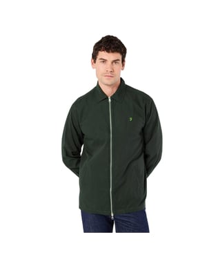 Farah Heren Radley Regular Overshirt (Evergreen)
