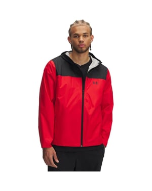 Under Armour Waterdichte Cloudstrike-jas voor heren (Rood)