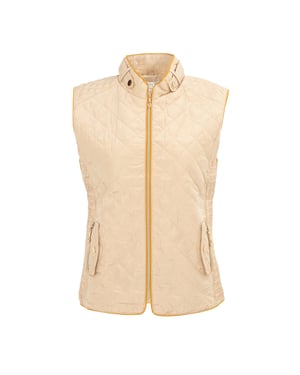 Miso Dames/Dames Gewatteerd Gilet (Beige)
