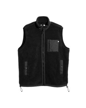 Farah Heren Grant Fleece Gilet (Zwart)