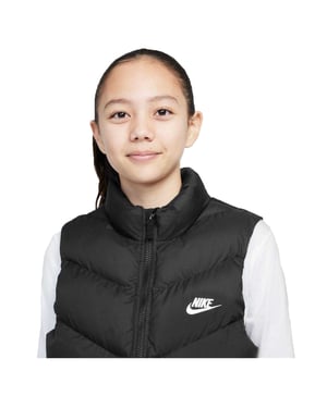 Nike Mouwloze Pufferjas voor kinderen/Kinderen (Zwart)