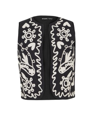 Threadbare Dames Tulsi Regular Gilet (Zwart)
