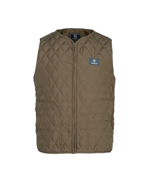 Howick Lättviktsväst i quiltad polyester för herrar (Armégrön)