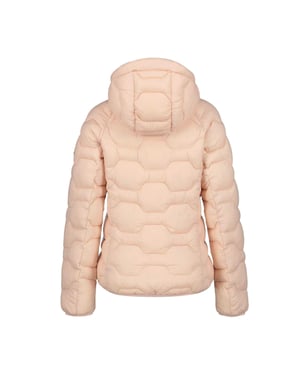 Icepeak Dames-pufferjack met print en doorlopende rits (Baby Roze)