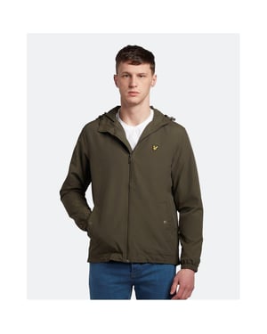 Lyle & Scott Waterdichte jas met capuchon voor heren (Olijf)