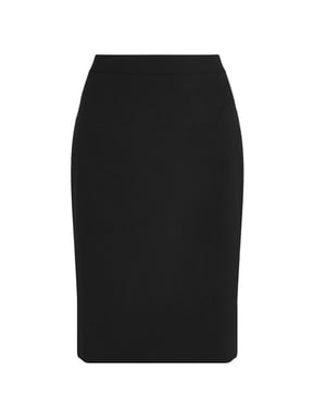 Boss Vilea effen kokerrok voor dames (Zwart)