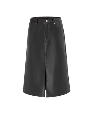 I Saw It First Dames Nepleer Slimme Pantalonrok (Zwart)