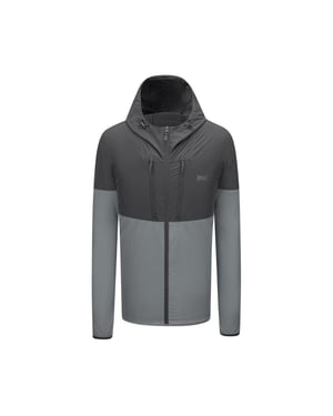 Everlast NRG Color Block Hooded Track Jacket för herrar (Svart/kol)