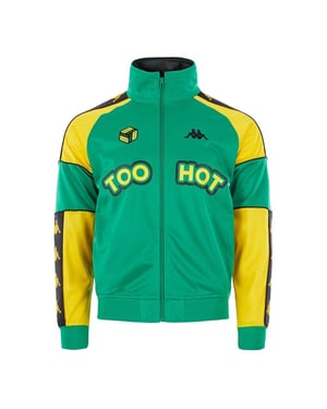 Kappa Herenjas 'Too Hot' (Helder geel/zwart)