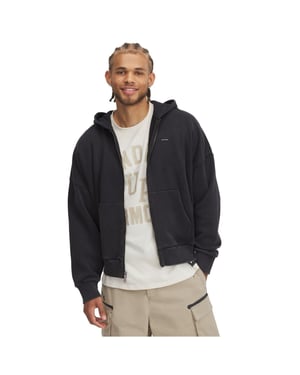Under Armour Heren fleece hoodie (Zwart)