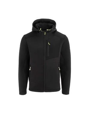 Dunlop Heren Hybride Fleecejack (Zwart)