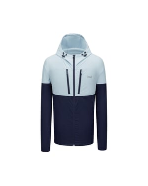 Everlast NRG Color Block Hooded Track Jacket för herrar (NAVY/BLUE)