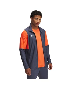 Under Armour Challenger-trainingsjack voor heren (Grijs/Oranje)