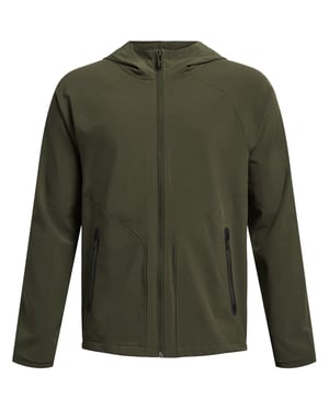 Under Armour Fleecejas met capuchon voor kinderen (Groen)