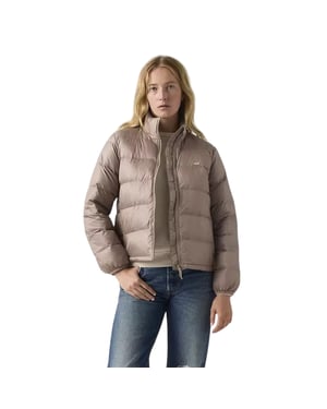 Levis Softshell-jas voor dames met Caviar-logo (Taupe Grijs)