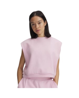 Under Armour Dames Unstoppable fleece mouwloze trui (Roze)