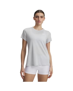 Under Armour Twist T-shirt met korte mouwen voor dames (Grijs halo)