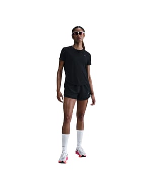 Nike Swoosh Dri-FIT-tröja för damer (Svart)