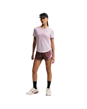 Nike Swoosh Dri-FIT-shirt voor dames (Roze schuim)