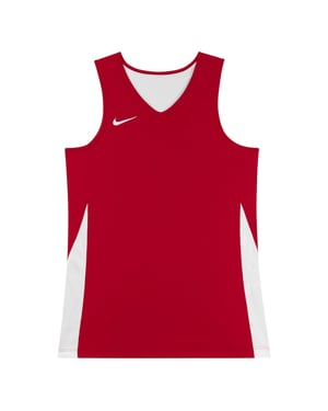Nike Vändbar baskettröja för män (Universitetsröd/vit)