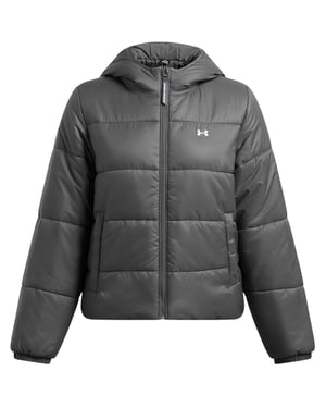 Under Armour Gewatteerd, lichtgewicht, getailleerd dames-pufferjack (Grijs)