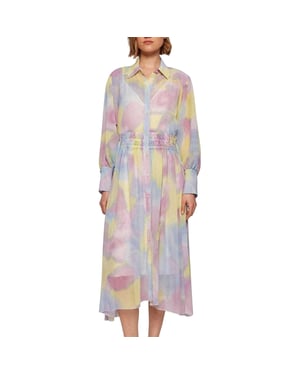 Boss Dames/Dames Midi Overhemd Jurk (Veelkleurig)