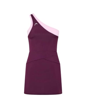 Hoofd Dames Avatar Slim Eén Schouder Mini Jurk (Paars)