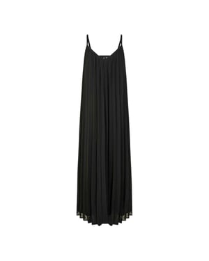 Vero Moda Maxijurk met spaghettibandjes voor dames – Katy (Zwart)
