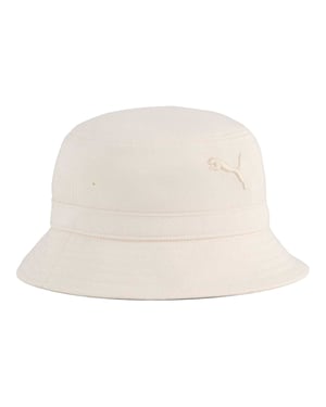 Puma Essentiële Embleem Emmer Hoed (Wit)