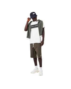 Pretty Green Bucket Hat med broderad logotyp i polyester (Marinblått)