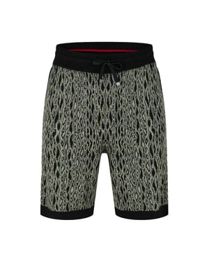 Hugo Sweatshorts med djurmönster för herrar (Grönt tryck)