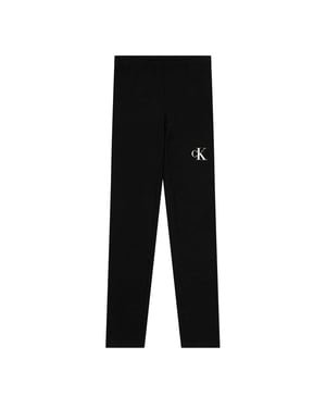 Calvin Klein Meisjes Jeans Logo Skinny Legging (Zwart)