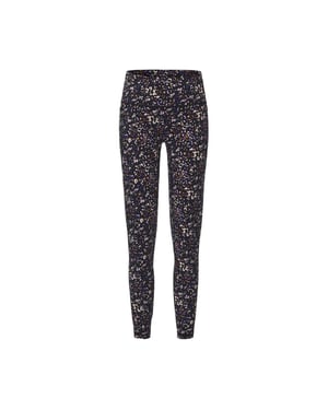 Biba Dames/Dames Legging met Luipaardmotief (Zwart)